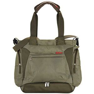 Skip Hop Large Olive Green diaper bag